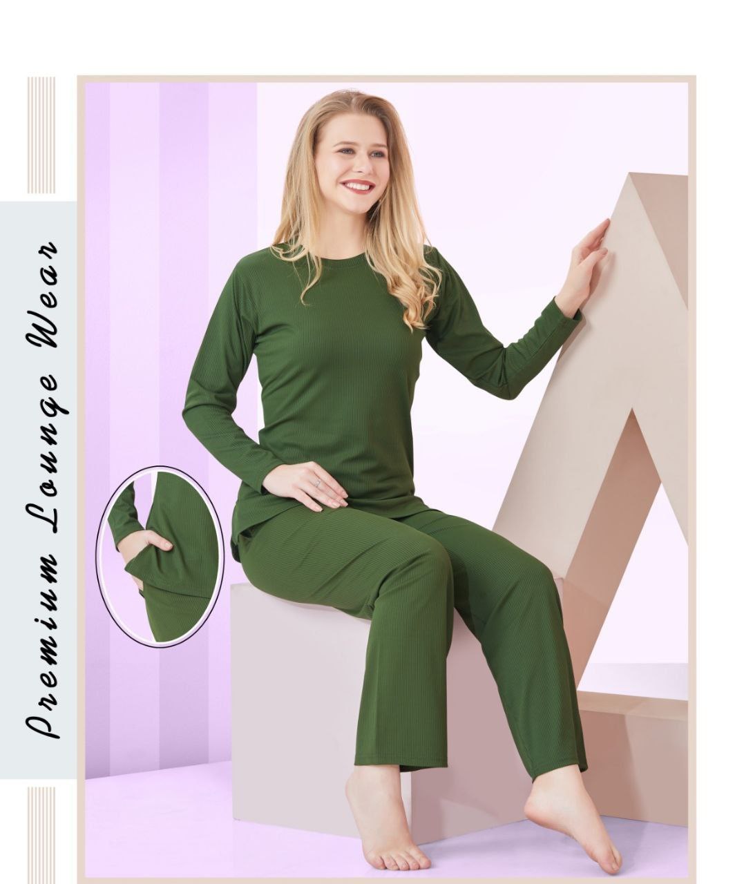 lycra rib nightsuits