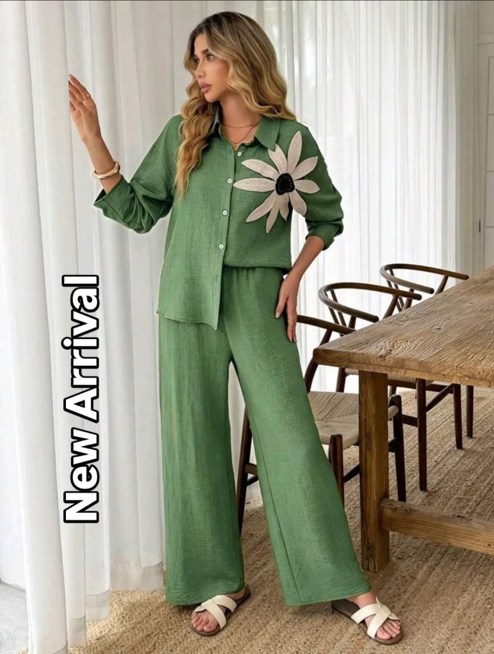 floral crochet co-ord set