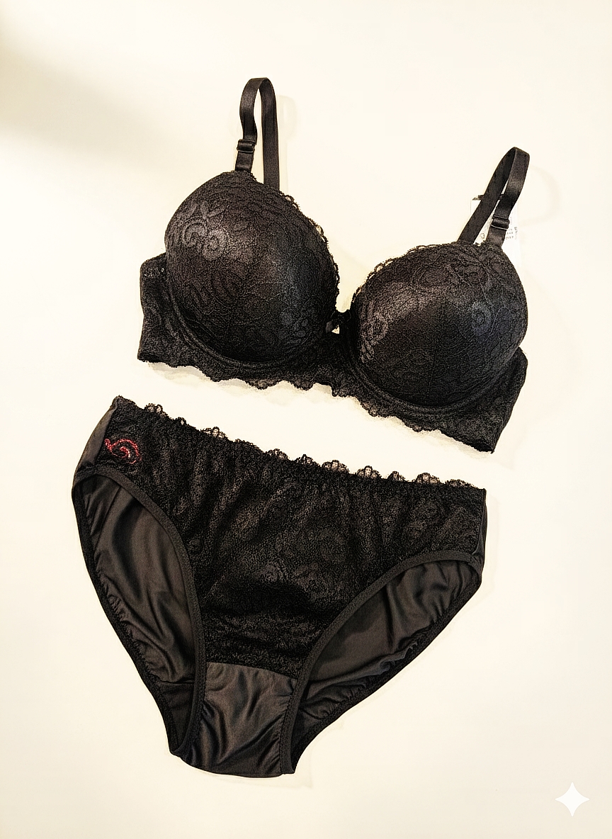 Padded Black Prinity set